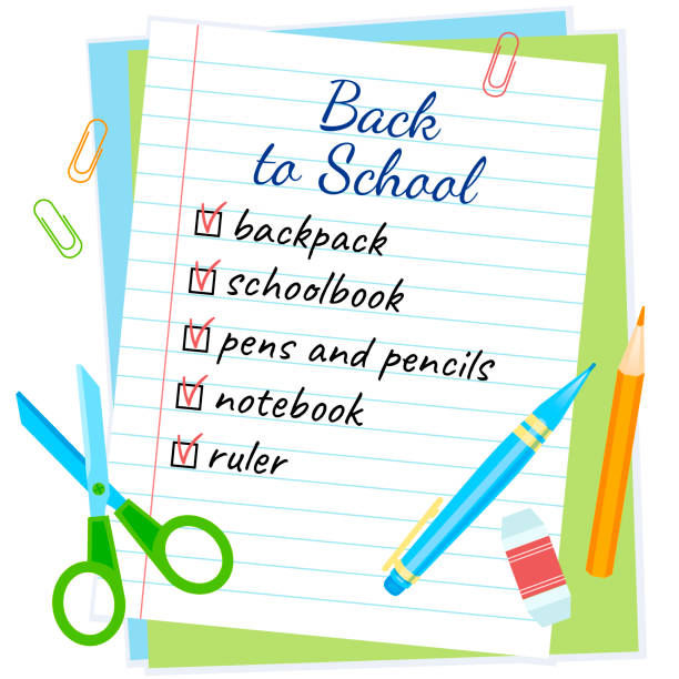 Back To School Supply List
